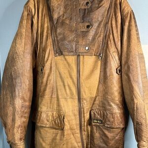 Golden Goose Brown Leather  Coat size Medium